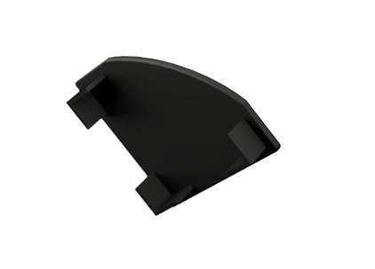 Obrázek zboží Záslepka PVC CORNER 1 BLACK k Alu lištám pro LED pásky