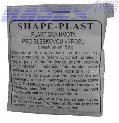 SHAPE-PLAST 50gr. - plastická hmota bílá pro rychlou výrobu prototypů