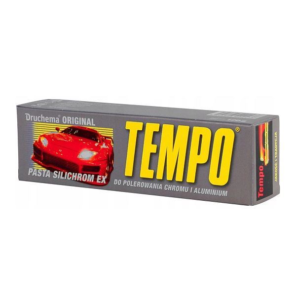 Ilustrační foto Lešticí pasta na chrom TEMPO 120 g Obrázek zboží Lešticí pasta na chrom TEMPO 120 g