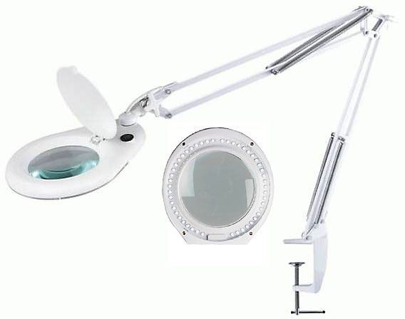 Obrázek zboží Stolní lupa LED ZD-129A ,5 dioptrií, uchycení svorkou