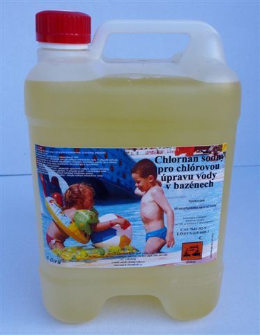 Obrázek zboží Chlornan sodný pro úpravu vody v bazénu, 5 litrů