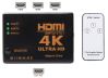 Obrázek zboží HDMI přepínač 3x HDMI s ovladačem 4K UH-301 /HDMI switch/ 