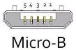 Obrázek zboží USB micro B konektor kabelový s krytkou