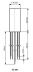 Obrázek zboží Odrušovací filtr TC259 100n+2x2n5 250VAC/6A - 5 vývodů