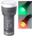 Obrázek zboží Kontrolka 230V LED 19mm AD16-22SS, červená+zelená