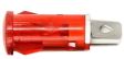 Obrázek zboží Kontrolka 230V s doutnavkou červená MDX-11A, průměr 10mm