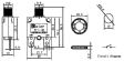 Obrázek zboží Nadproudový tepelný jistič ST-1 250VAC/20A nebo 32VDC/20A