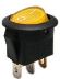 Obrázek zboží Vypínač kolébkový MIRS101-8, ON-OFF 1p.250V/6A žlutý, prosvětlený