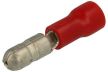 Obrázek zboží Konektor KOLÍK 4mm červený, kabel 0,5-1,5mm2, balení 100ks