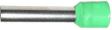 Obrázek zboží Dutinka pro kabel 6mm2 zelená (E6018), balení 100ks