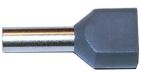 Obrázek zboží Dutinka pro dva kabely 4mm2 šedá (TE4-12), balení 100ks