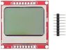 Obrázek zboží Displej LCD 84x48 znaků, Nokia5110, modré podsvícení, červená DPS