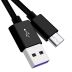 Obrázek zboží Kabel USB 2.0 konektor USB A / USB-C , 1m černý super fast charging