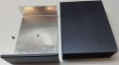 Obrázek zboží Krabička hliníková dvoudílná eloxovaná černá, 100x128x40mm