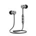 Obrázek zboží Powerton W2, bezdrátová bluetooth sluchátka, bezdrátová černo-stříbrná