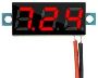 Obrázek zboží Voltmetr panelový LED červený, 3-30V