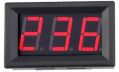Obrázek zboží Voltmetr panelový LED červený,  70-500VAC, 2 vývody