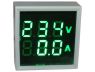Obrázek zboží Voltmetr, ampérmetr AD101-22VAMS panelový MP 60-500VAC+0-100AAC, zelen