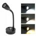 Obrázek zboží Flexibilní čtecí LED lampa černá, stmívatelná, 12-24V, 3W, teplá bílá