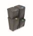 Obrázek zboží Sada 4 odpadkových košů SORTIBOX šedý kámen, objem 2x25L,2x35L
