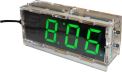 Obrázek zboží Digitální hodiny LED 082V4 - zelené, STAVEBNICE