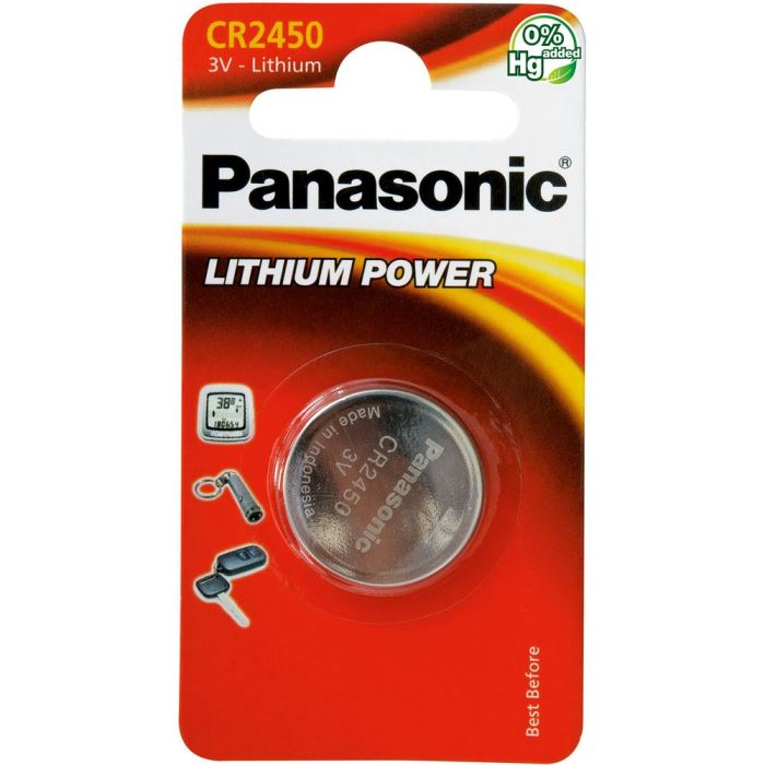 Obrázek zboží Baterie PANASONIC CR2450 3V lithiová