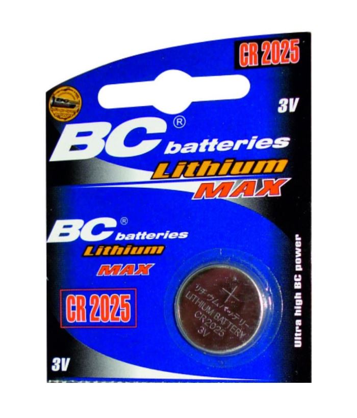 Obrázek zboží Baterie BC batteries CR2025 3V lithiová
