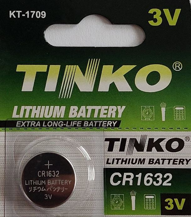 Obrázek zboží Baterie TINKO CR1632 3V lithiová