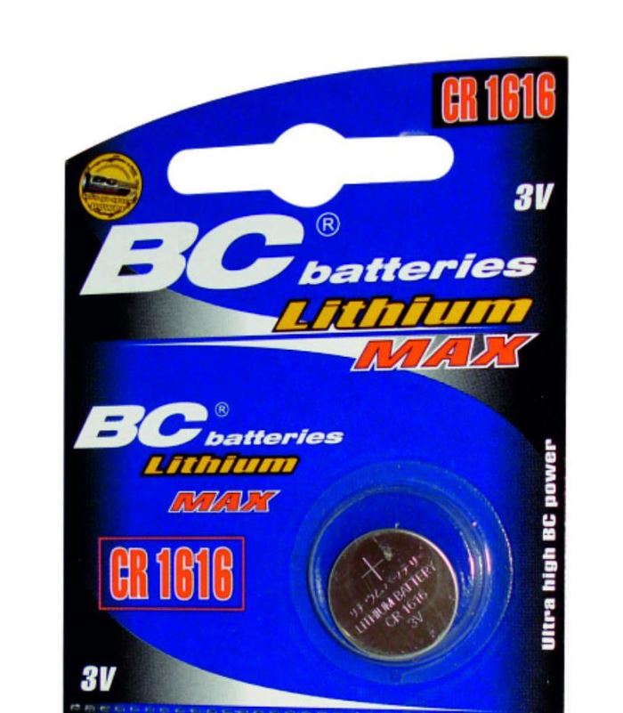 Obrázek zboží Baterie BC batteries CR 1616 3V lithiová