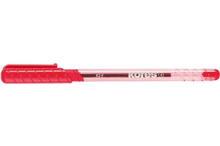 Obrázek zboží Pero kuličkové Kores K2 Pen, 0,7 mm, transparentní, trojhranné, červen