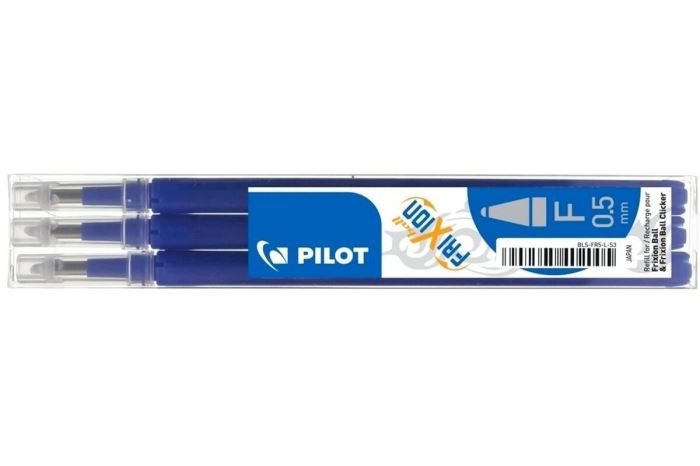 Obrázek zboží Náplň Pilot Frixion Ball, 0,5 mm (F), modrá, 3 ks