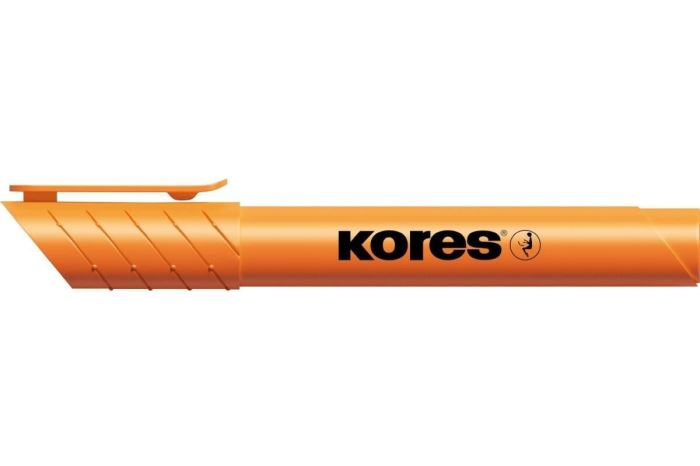Obrázek zboží Zvýrazňovač Kores High Liner Plus, 3-5 mm, klínový hrot, oranžový
