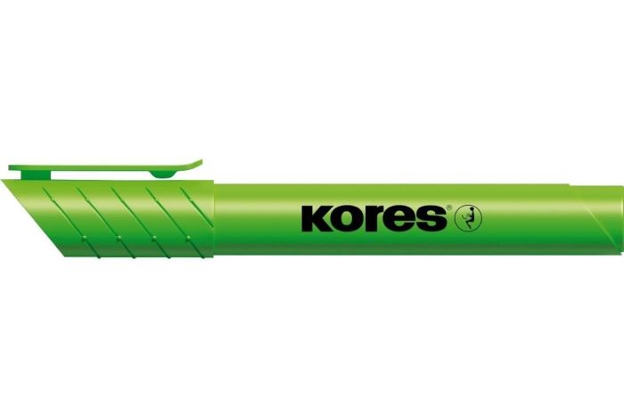 Obrázek zboží Zvýrazňovač Kores High Liner Plus, 3-5 mm, klínový hrot, zelený