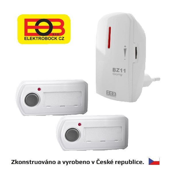 Obrázek zboží Bezdrátový zvonek - síťový BZ11-12 Elektrobock
