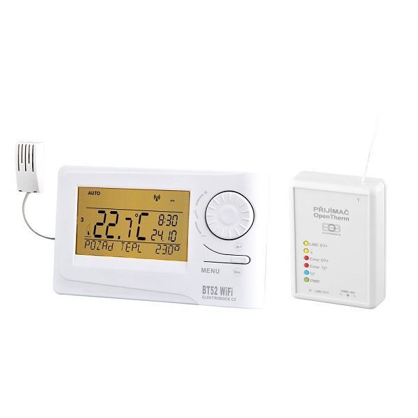 Obrázek zboží Bezdrátový termostat BT52 WIFI OT  Elektrobock