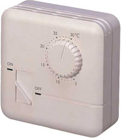 Obrázek zboží Analogový nástěnný termostat TH-555 s termistorem,250V/7A