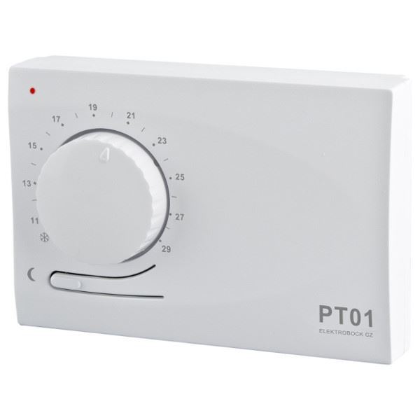 Obrázek zboží Analogový prostorový termostat PT01 Elektrobock