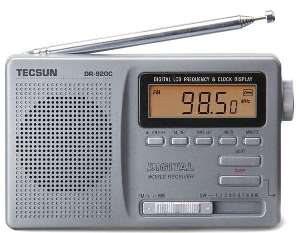 Obrázek zboží SV+KV+FM přehledový přijímač TECSUN DR-920C /světové rádio/ 