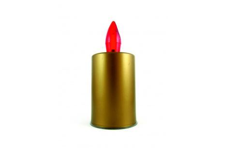 Obrázek zboží LED hřbitovní svíčka zlatá LUX BC 174