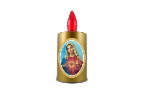 Obrázek zboží Hřbitovní svíčka s motivem Panny Marie LUX BC 181