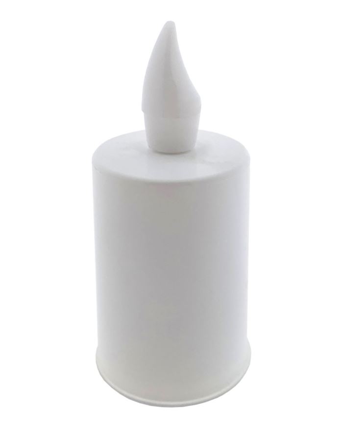 Obrázek zboží LED hřbitovní svíčka bílá mléčná LUX BC 193
