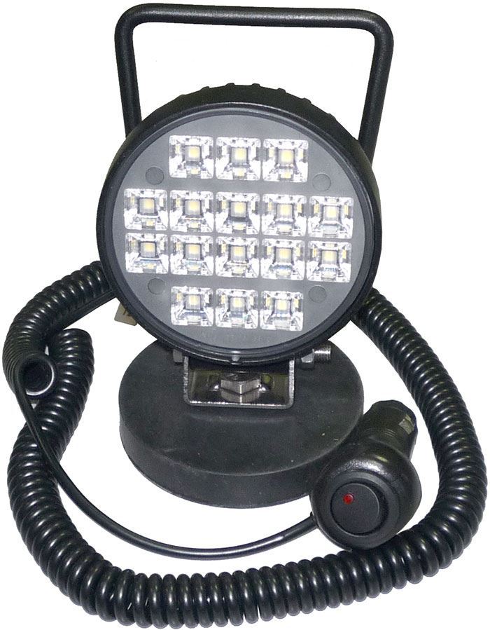 Obrázek zboží Pracovní hledací LED světlo s magnetem 10-30V/24W rozptylné, l92mm