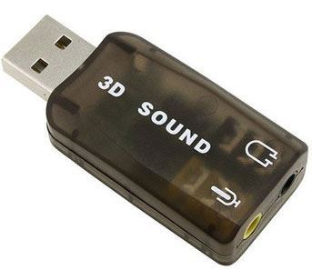 Obrázek zboží 3D zvuková karta se simulací 5.1