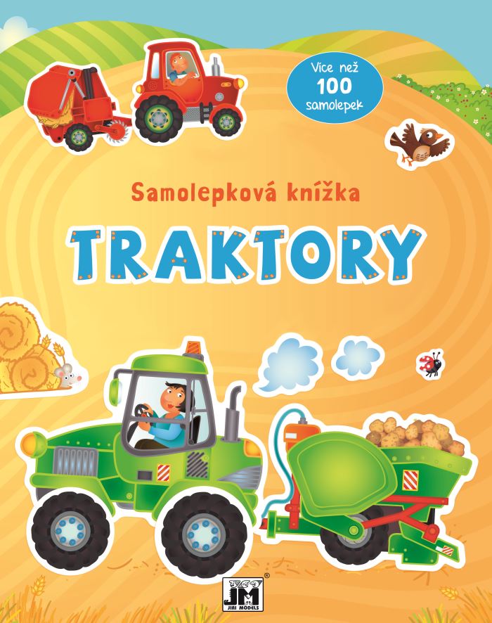 Obrázek zboží Samolepková knížka Traktory