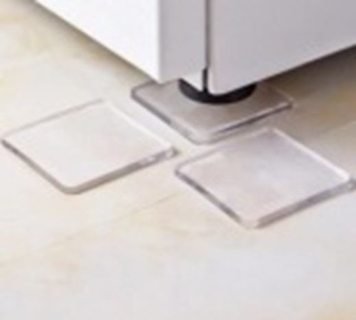 Obrázek zboží Silikonové antivibrační podložky pod pračku, 4ks