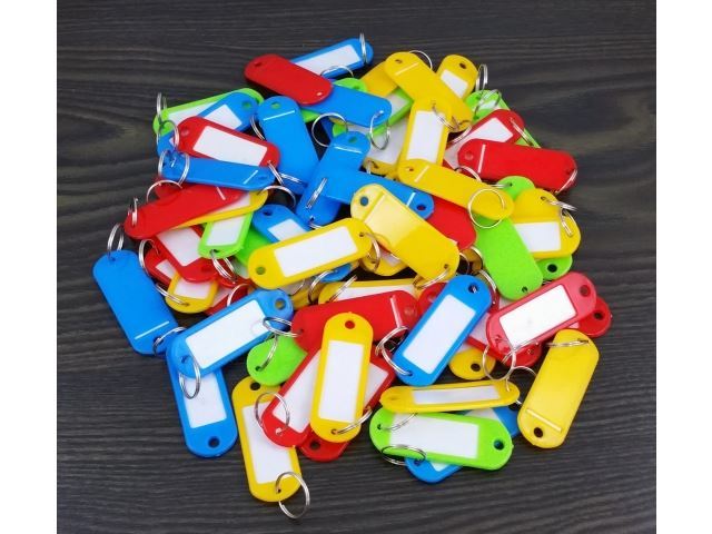 Obrázek zboží Visačka ke klíčům - různé barvy