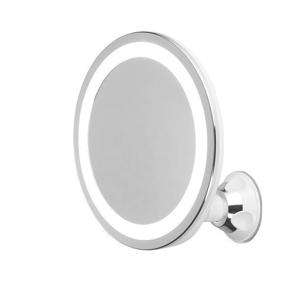 Obrázek zboží Koupelnové zvětšovací zrcadlo s přísavkou 24LED ADLER