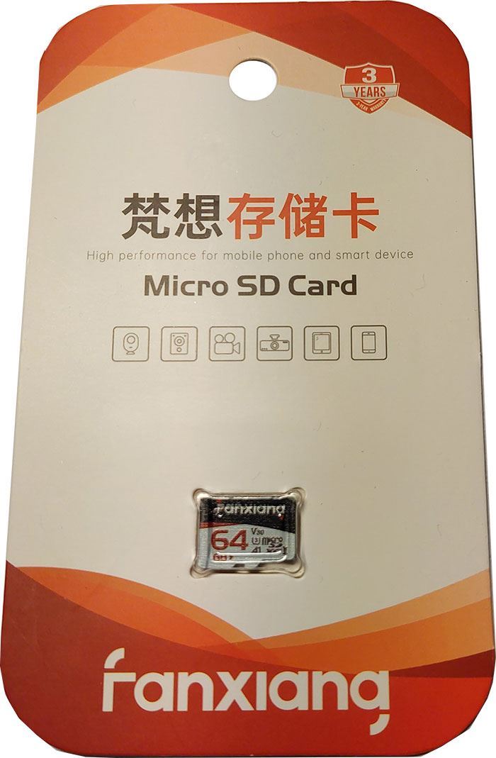 Obrázek zboží Paměťová karta Fanxiang micro SD 64GB Class 10