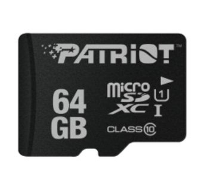 Obrázek zboží Paměťová karta PATRIOT micro SDHC 64GB UHS-I bez adaptéru