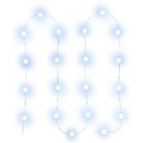 Obrázek zboží Vánoční řetěz nano s vločkami 20 LED RXL 273 CW TM RETLUX